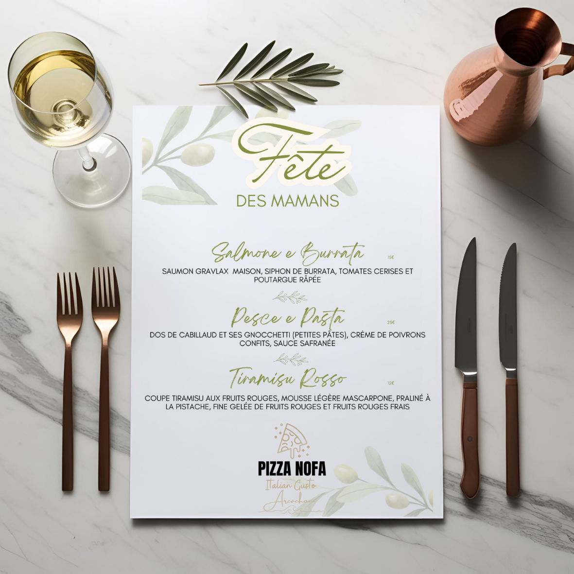 Pizza Nofa Arcachon - Fête des mères